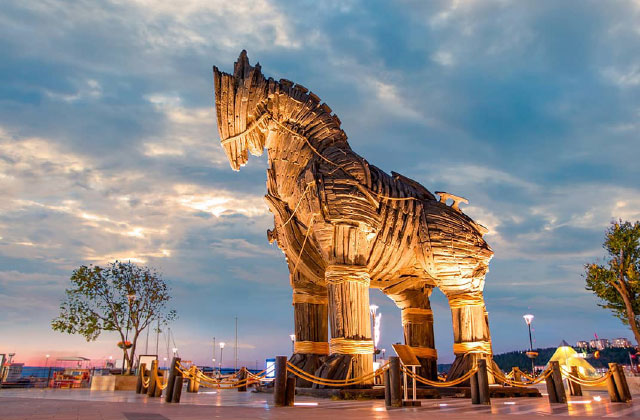 トロイの古代遺跡